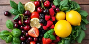 Healthy foods for lowering uric acid.