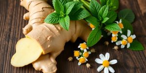 Herbal remedies for stomach pain.